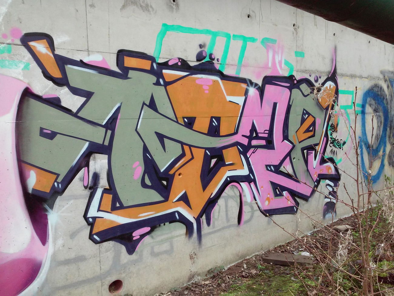 Graffiti Wall - Photo by Tamer970 - graffiti, wall, 2015czPainting (2015)