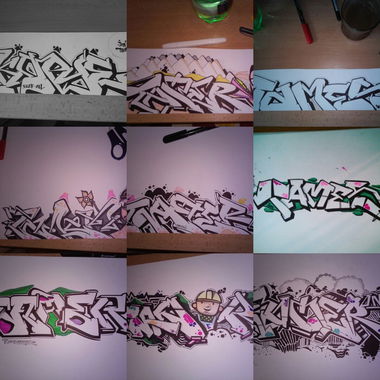 Graffiti Sketch - Photo by Tamer970 - sketch, sketching, graffiti (2016)