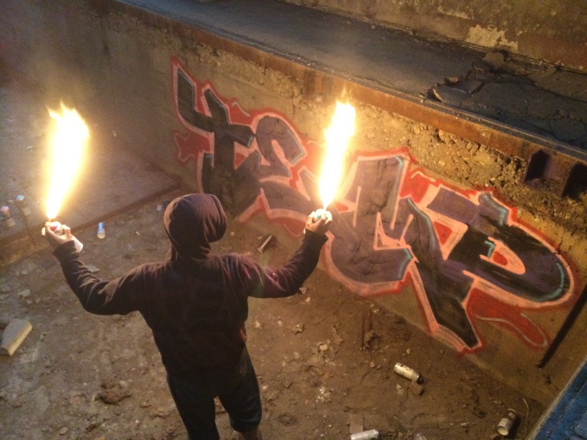 Graffiti Wall - Photo by Tampalasc