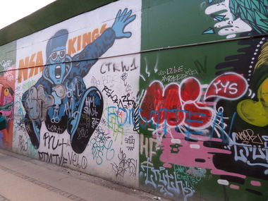 Graffiti Wall in Copenhagen - Photo by Tamz (2015)