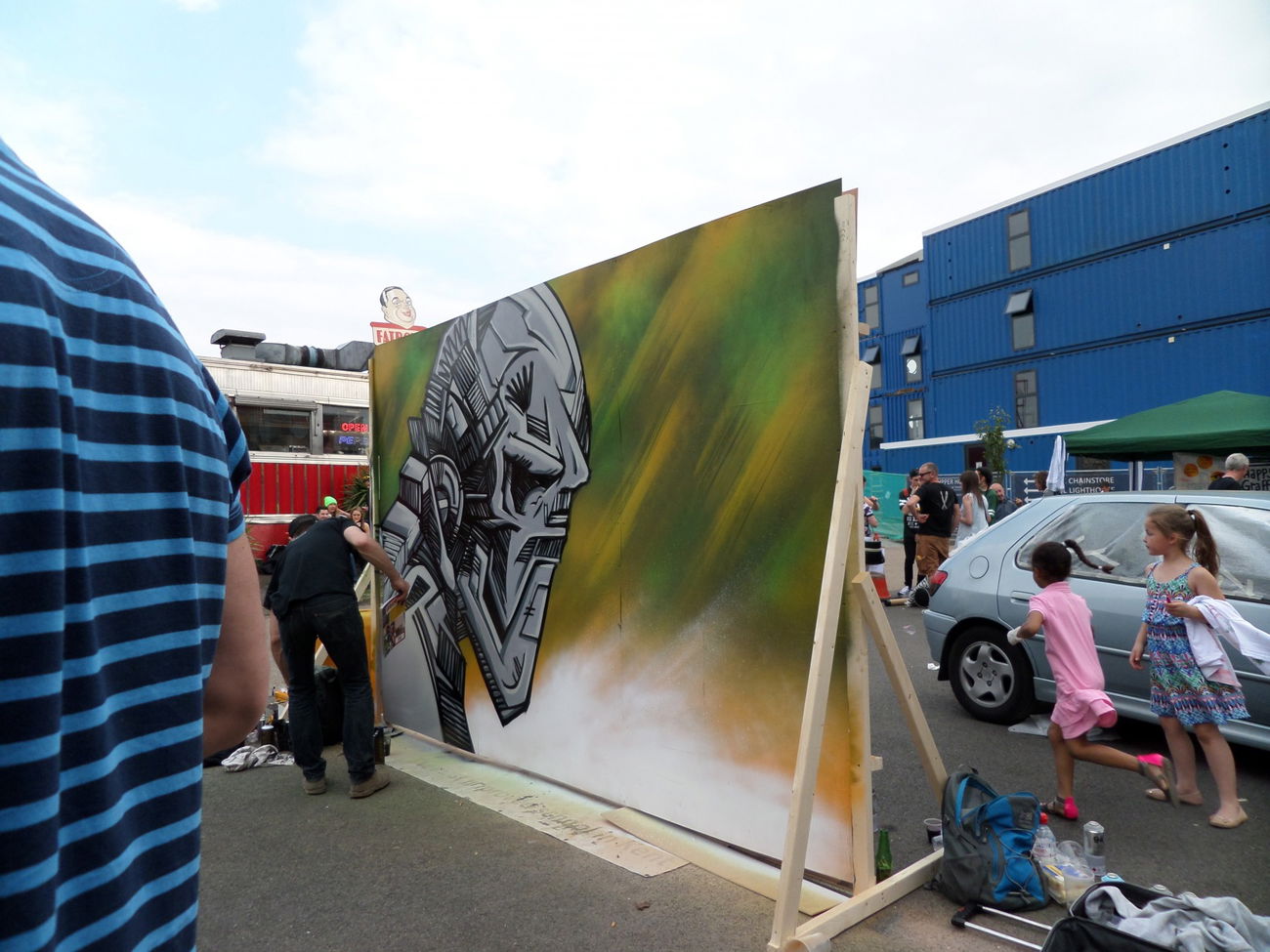Graffiti Wall in London docklands - Photo by Tamz