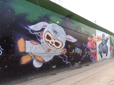 Graffiti Wall in Copenhagen - Photo by Tamz (2015)