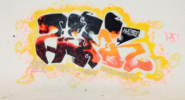 Graffiti Wall - Photo by TangoBastard - Zemk, Zemkay, Ahs (2014)