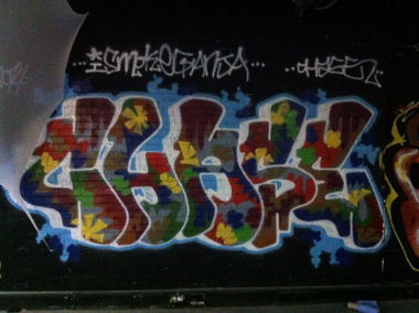 Graffiti Wall in United Kingdom - Photo by TangoBastard - CHASE, ISG (2014)