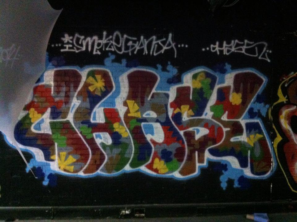 Graffiti Wall in United Kingdom - Photo by TangoBastard - CHASE, ISG (2014)