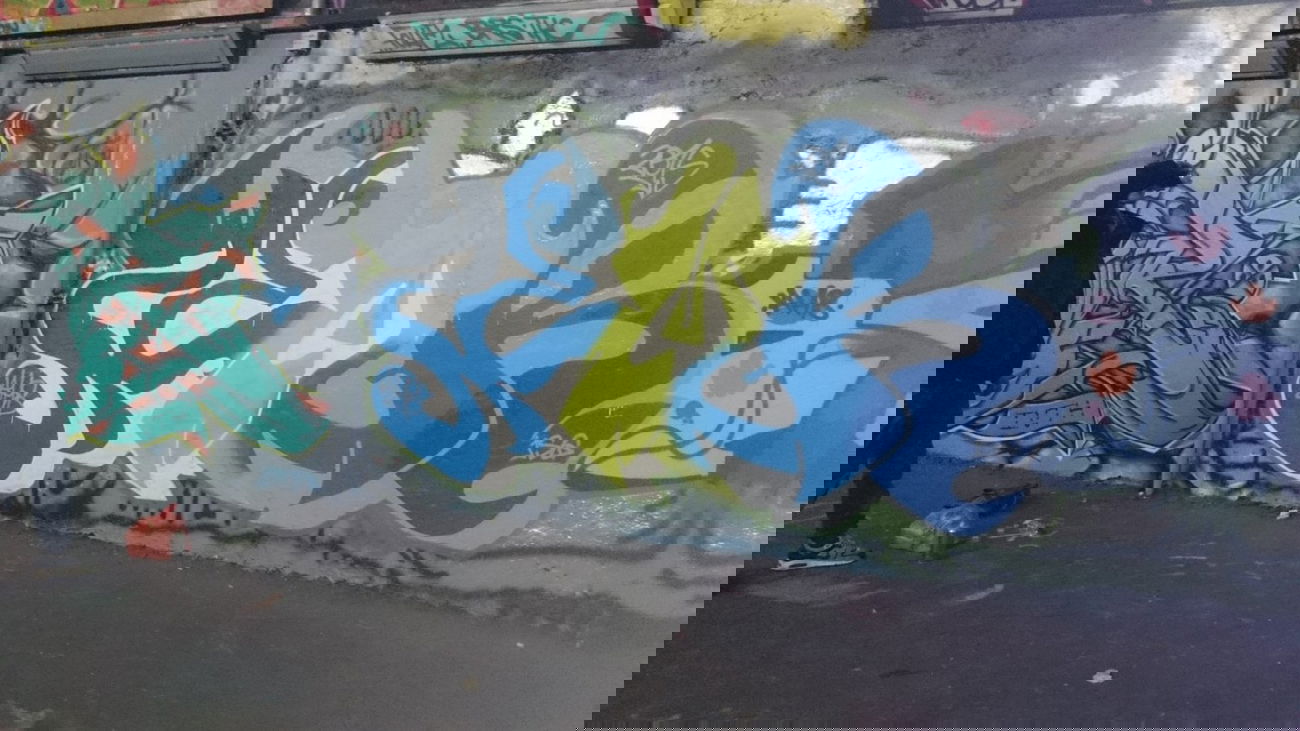 Graffiti Wall in London - Photo by TangoBastard - Zemk, AHS, ISG (2015)