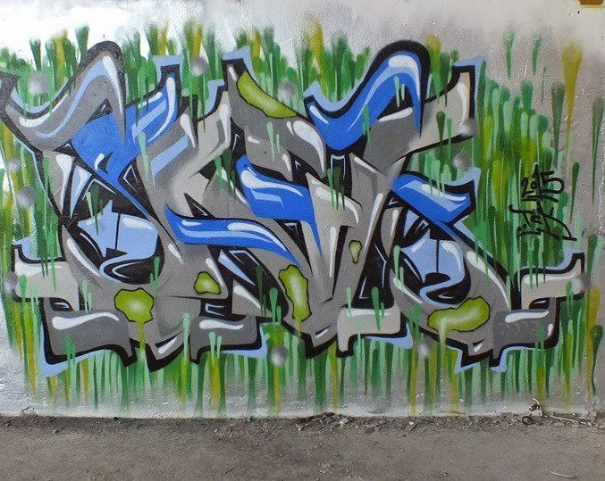 Graffiti Wall - Photo by TatraCityKidZ - Saik, Erfurt (2015)