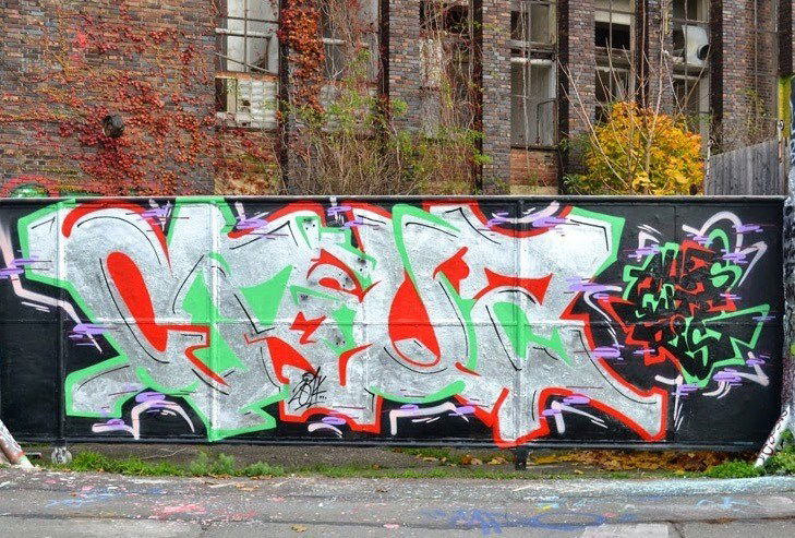 Graffiti Wall - Photo by TatraCityKidZ - Crus, Erfurt (2014)