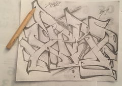 Graffiti Sketch - Photo by TatraCityKidZ - XPRT, Battle, Erfurt (2017)