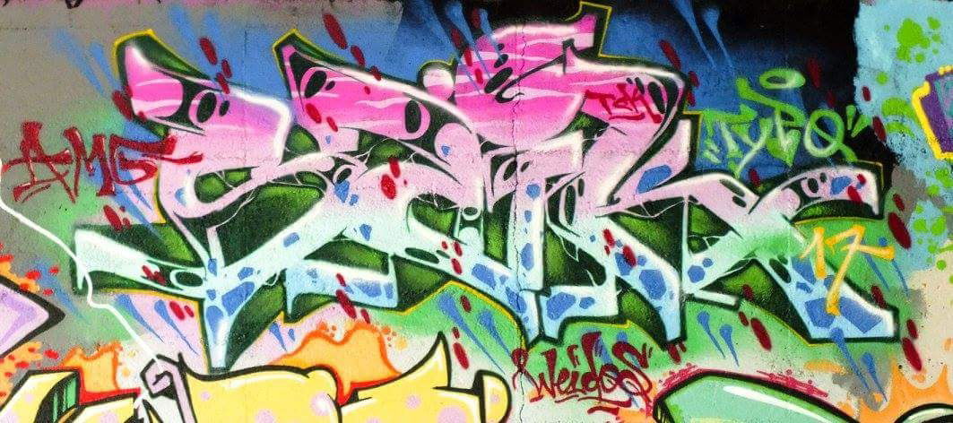 Graffiti Wall - Photo by TatraCityKidZ - Saik, Tck, AMG (2017)