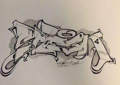 Graffiti Sketch - Photo by TatraCityKidZ - Spleen (2017)