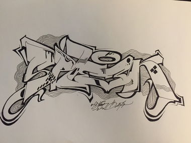 Graffiti Sketch - Photo by TatraCityKidZ - Spleen (2017)