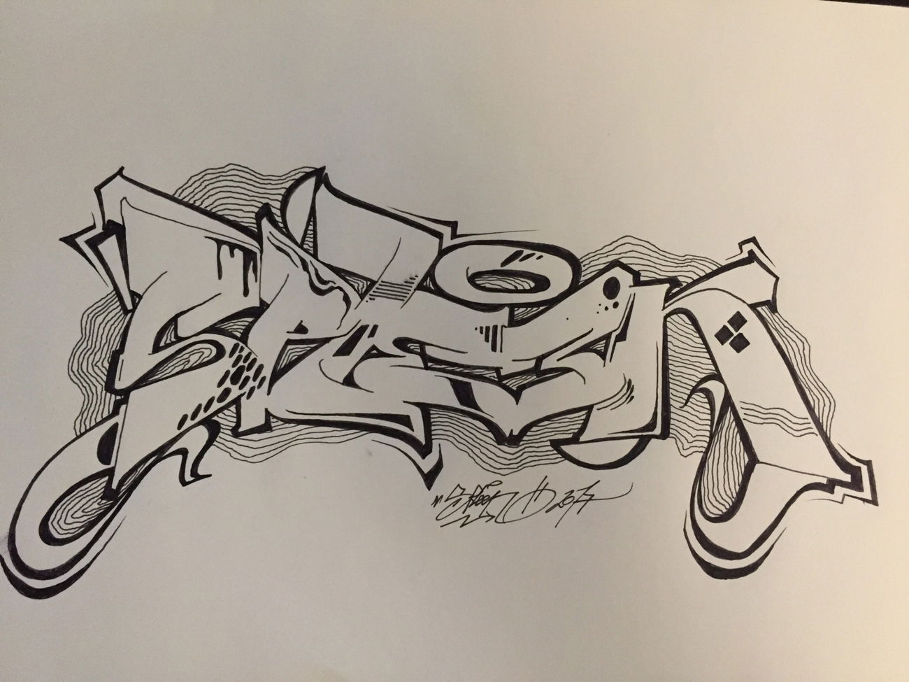 Graffiti Sketch - Photo by TatraCityKidZ - Spleen (2017)