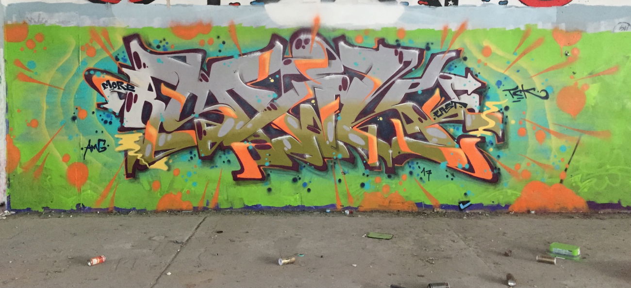 Graffiti Wall - Photo by TatraCityKidZ - Saik, Tck, AMG (2017)
