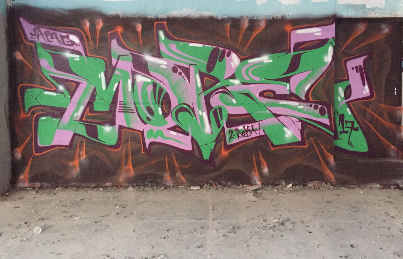 Graffiti Wall - Photo by TatraCityKidZ - More, Saik, Erfurt (2017)