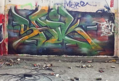 Graffiti Wall - Photo by TatraCityKidZ - Saik, Erfurt (2015)