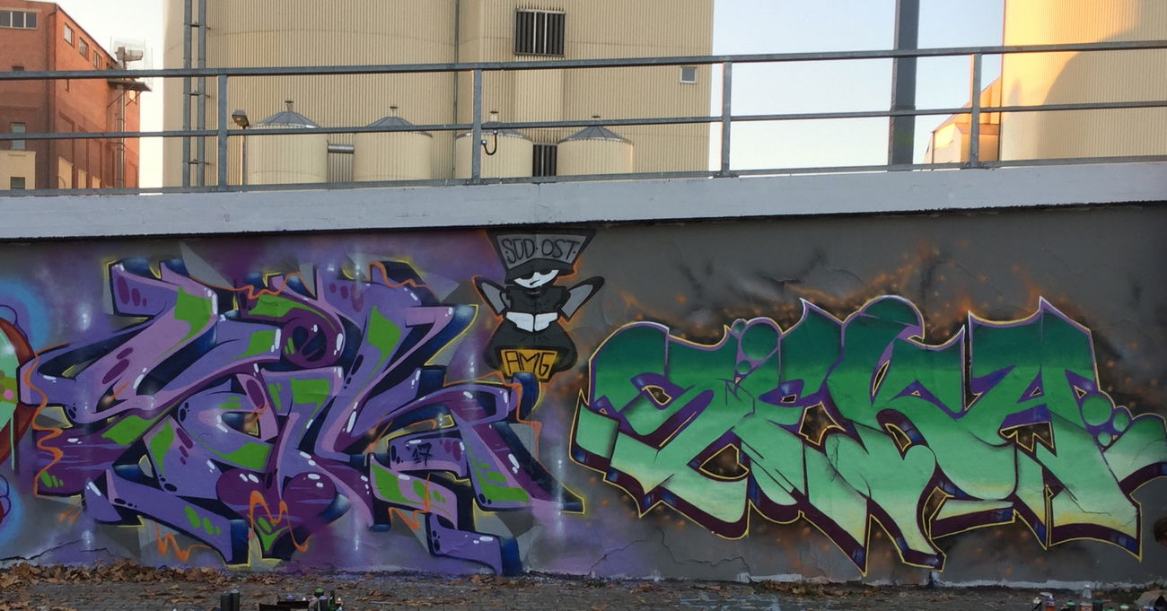 Graffiti Wall - Photo by TatraCityKidZ - Saik, Seka, AMG (2017)