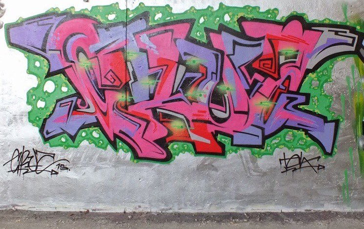 Graffiti Wall - Photo by TatraCityKidZ - Crus, Erfurt (2015)