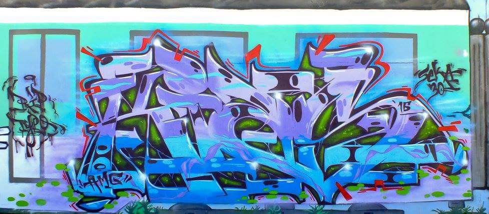 Graffiti Wall - Photo by TatraCityKidZ - Kias, Saik (2016)