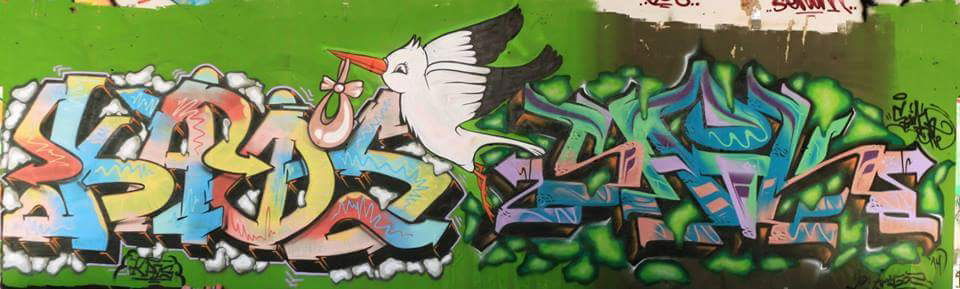 Graffiti Wall - Photo by TatraCityKidZ - Kaos, Saik (2014)