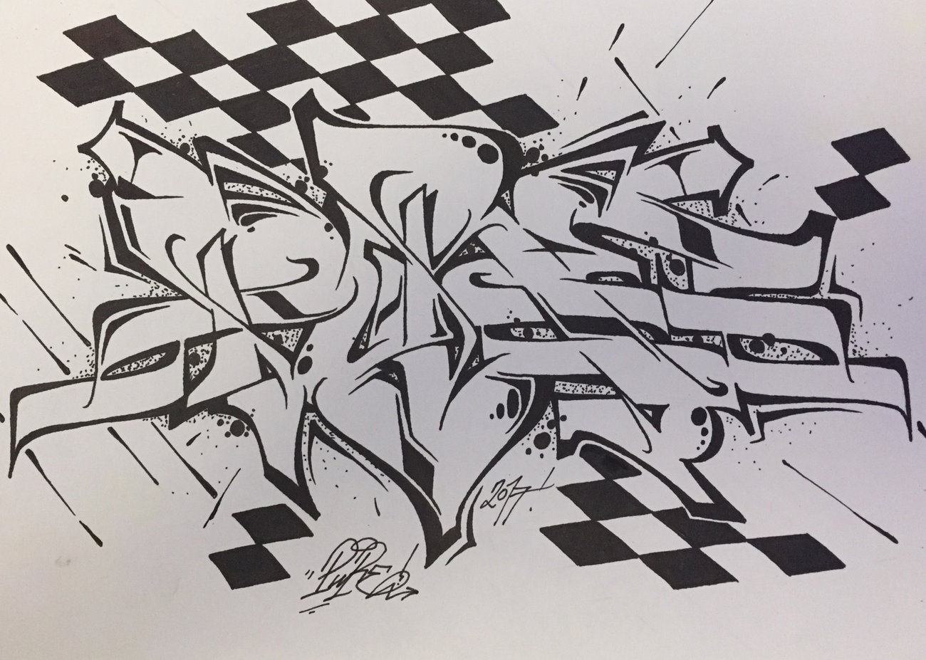 Graffiti Sketch - Photo by TatraCityKidZ
