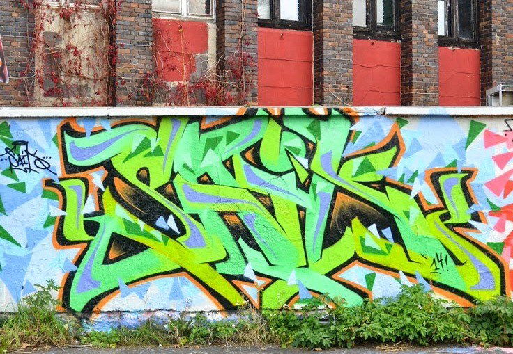 Graffiti Wall - Photo by TatraCityKidZ - Saik, Erfurt (2014)