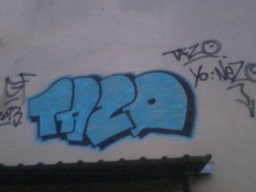 Graffiti Bombing in Police - Photo by Tazik1