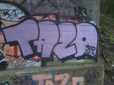 Graffiti Bombing in Police - Photo by Tazik1
