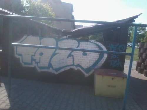 Graffiti Bombing in Police - Photo by Tazik1