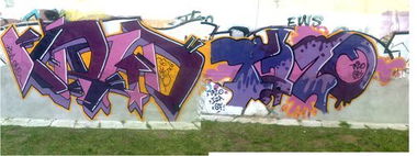 Graffiti Wall in Police - Photo by Tazik1 - ft., krid