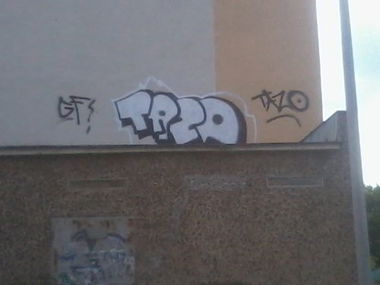Graffiti Bombing in Police - Photo by Tazik1