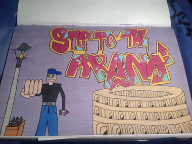 Graffiti Sketch - Photo by Teal - Step, to, the (2014)