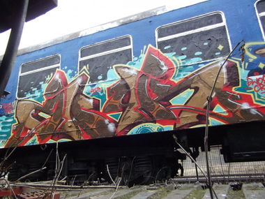 Graffiti Train - Photo by TeamEwos (2013)