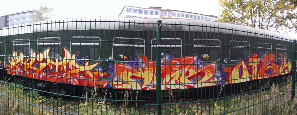 Graffiti Train - Photo by TeamEwos (2013)