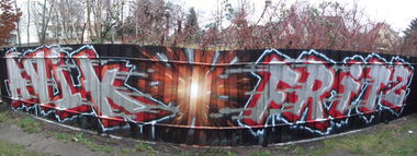 Graffiti Bombing - Photo by TeamEwos (2012)