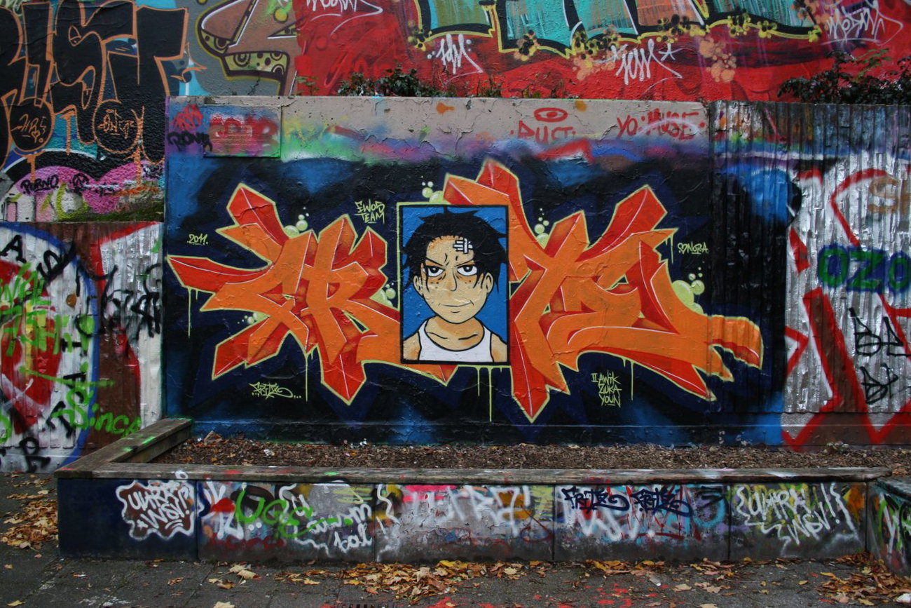Graffiti Wall - Photo by TeamEwos - Fritz (2011)