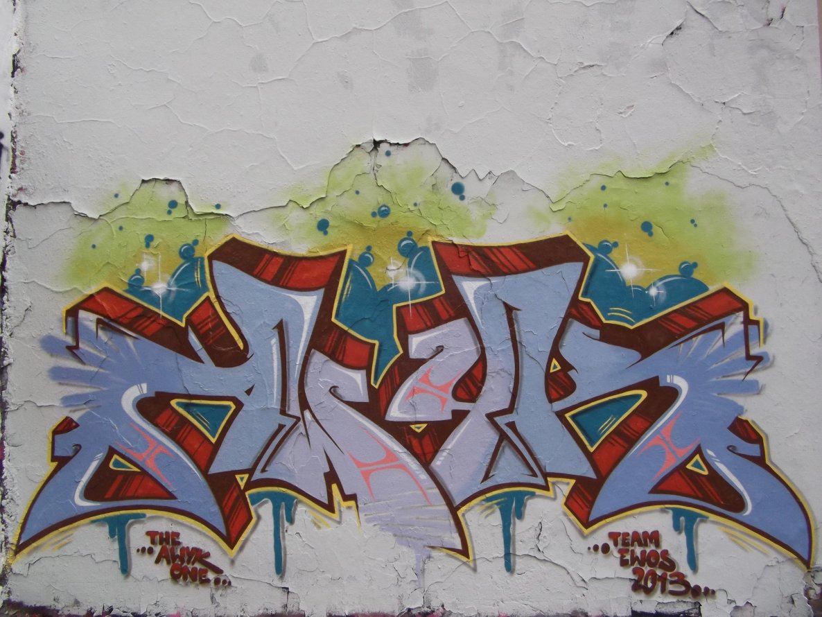 Graffiti Wall - Photo by TeamEwos - Awyk-Ewos (2013)