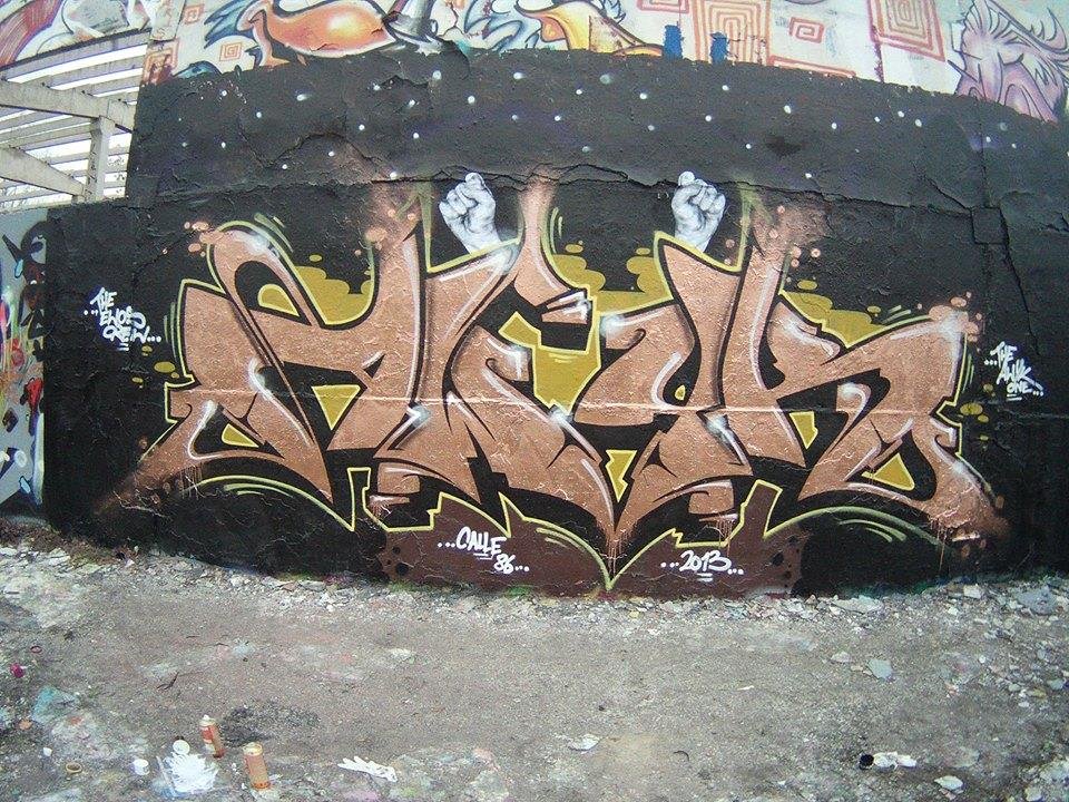 Graffiti Wall - Photo by TeamEwos - Awyk-Ewos (2013)