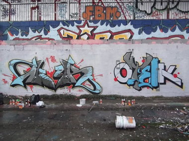 Graffiti Wall - Photo by TeamEwos - Awyk_Otek_Ewos (2013)