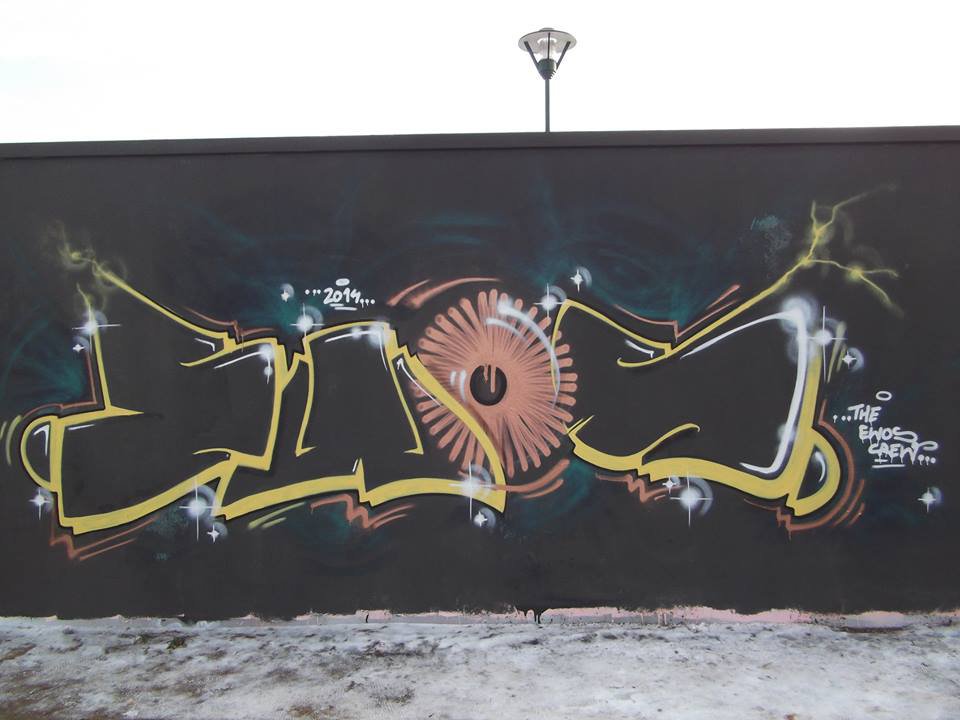 Graffiti Wall - Photo by TeamEwos - EwosEwosCrew (2014)