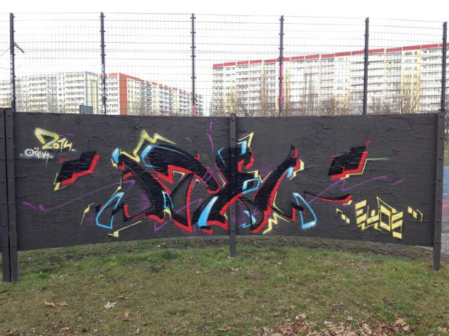 Graffiti Wall - Photo by TeamEwos - Otek/Ewos (2014)