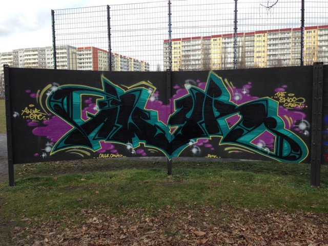 Graffiti Wall - Photo by TeamEwos - Awyk/Ewos (2014)