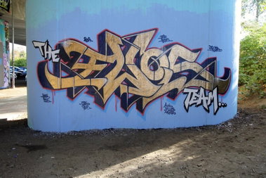 Graffiti Wall in Wunstorf - Photo by TeamEwos - Ewos, Fritz, Wunstorf (2014)