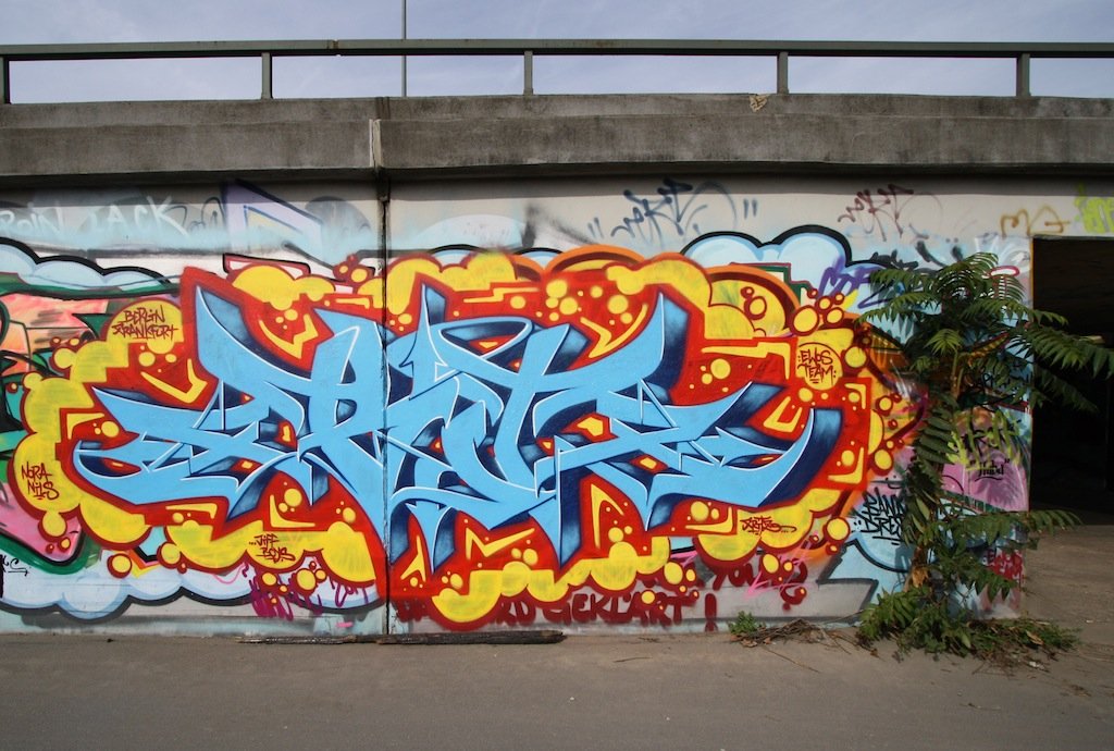Graffiti Wall in Frankfurt - Photo by TeamEwos - Fritz, Ewos, Frankfurt (2014)