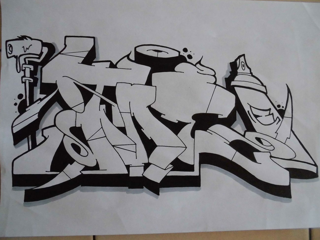 Graffiti Sketch - Photo by TeamEwos - Ewos, EwosCrew (2015)