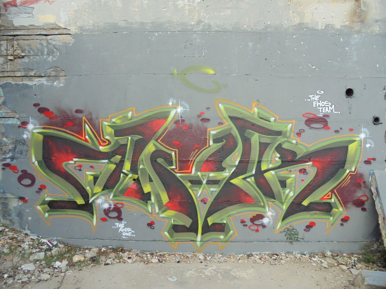 Graffiti Wall - Photo by TeamEwos - EWOS (2015)