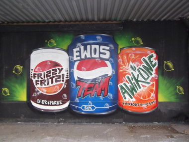 Graffiti Wall - Photo by TeamEwos - Awik_Fritz_Ewos_EwosCrew (2015)