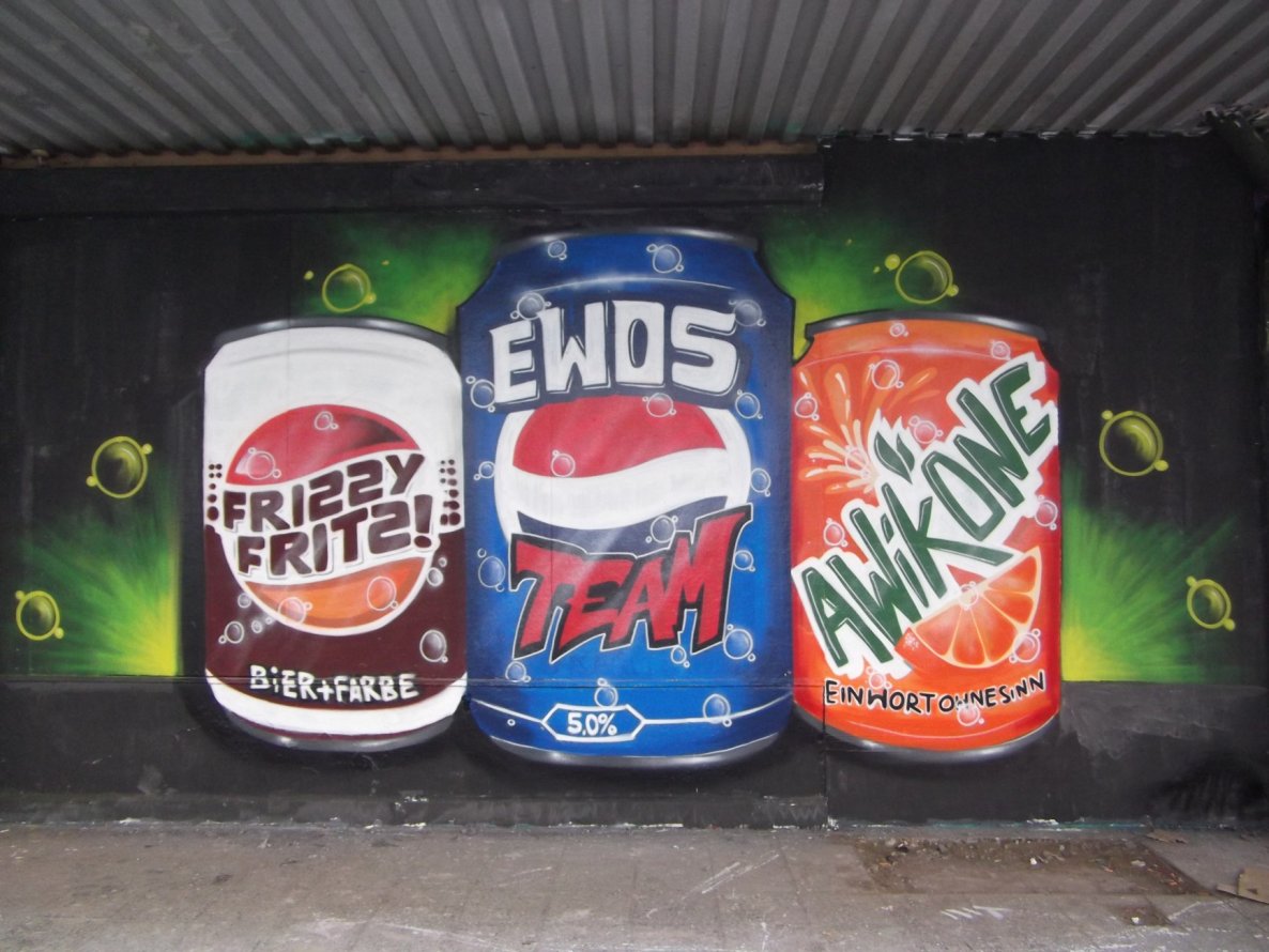 Graffiti Wall - Photo by TeamEwos - Awik_Fritz_Ewos_EwosCrew (2015)