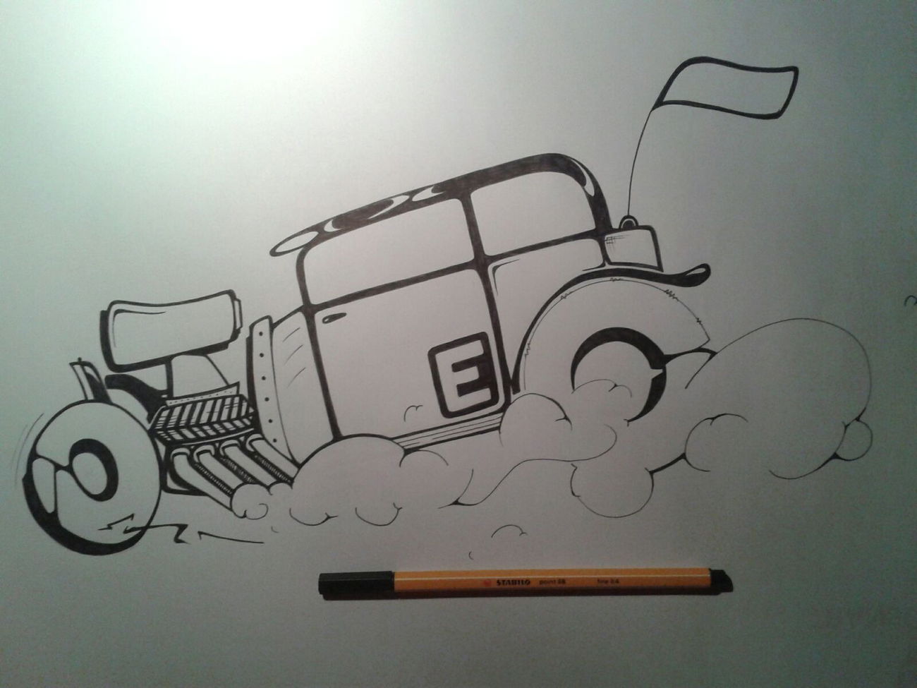 Graffiti Sketch - Photo by TeamEwos - EWOS (2015)