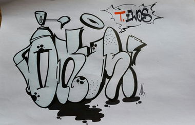 Graffiti Sketch - Photo by TeamEwos - TeamEwos (2016)
